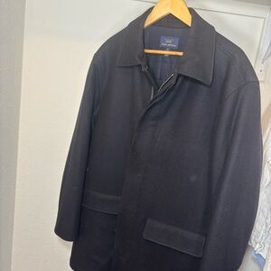 Brooks Brothers Classic Black Pea Coat